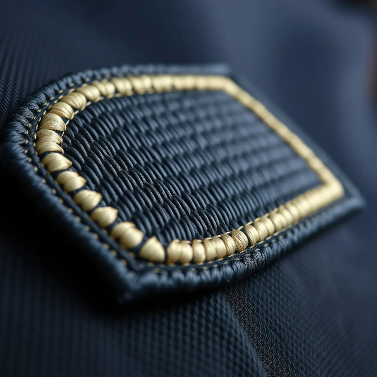 Custom embroidered patch - convert image to embroidery file