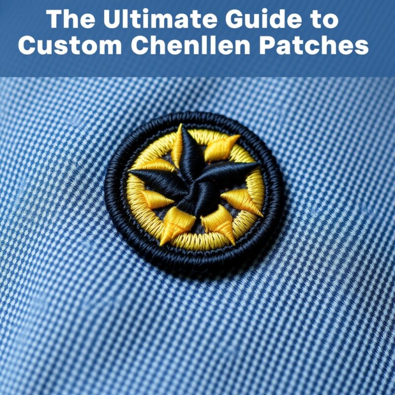 Custom embroidered patch - custom chenille patches