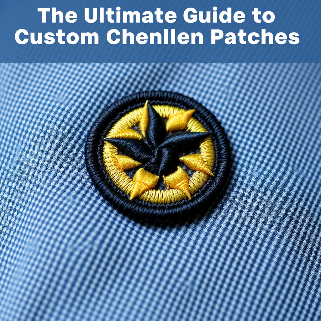 Custom embroidered patch - custom chenille patches